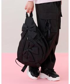 mezzo piano junior / メゾピアノジュニア ショルダーバッグ | 【撥水】リボンワンショルダーボディバッグ