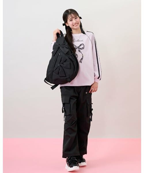 mezzo piano junior / メゾピアノジュニア ショルダーバッグ | 【撥水】リボンワンショルダーボディバッグ | 詳細15