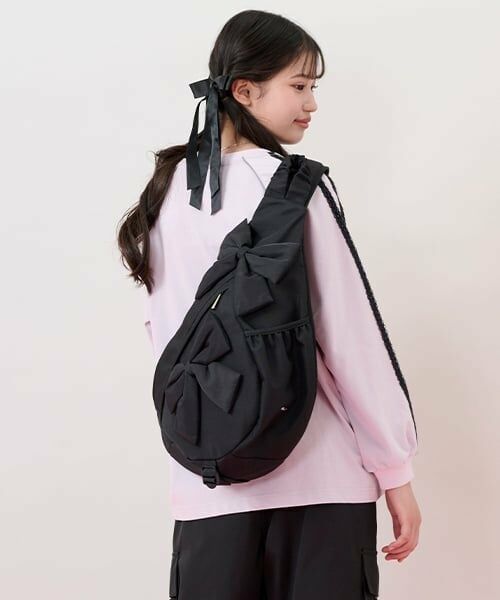 mezzo piano junior / メゾピアノジュニア ショルダーバッグ | 【撥水】リボンワンショルダーボディバッグ | 詳細16