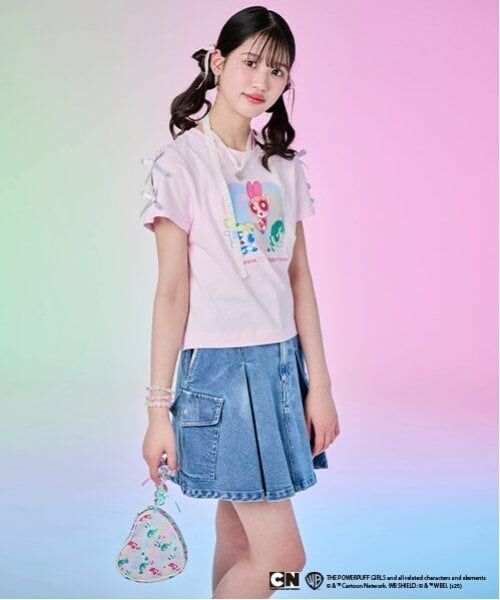 mezzo piano junior / メゾピアノジュニア ポーチ | 【The Powerpuff Girls】　ハートポーチ　 | 詳細8