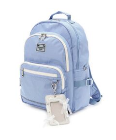 mezzo piano junior / メゾピアノジュニア リュック・バックパック | 【撥水】レースアップリボンカードホルダーつきリュック