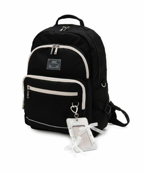 mezzo piano junior / メゾピアノジュニア リュック・バックパック | 【撥水】レースアップリボンカードホルダーつきリュック | 詳細14