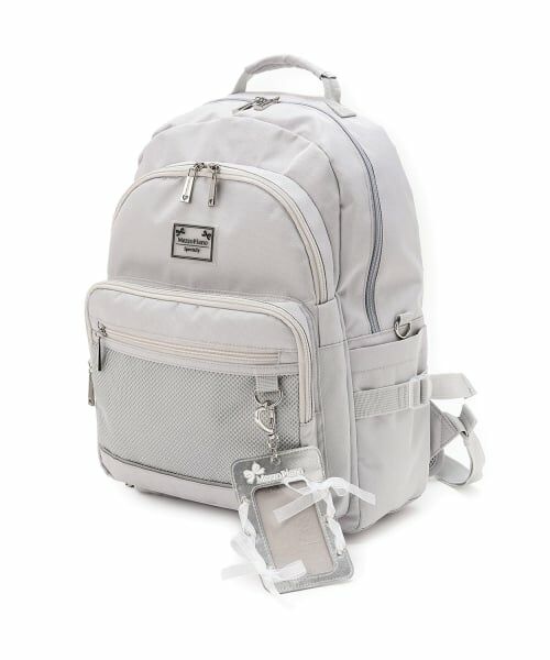 mezzo piano junior / メゾピアノジュニア リュック・バックパック | 【撥水】レースアップリボンカードホルダーつきリュック | 詳細15