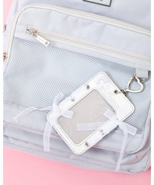 mezzo piano junior / メゾピアノジュニア リュック・バックパック | 【撥水】レースアップリボンカードホルダーつきリュック | 詳細17