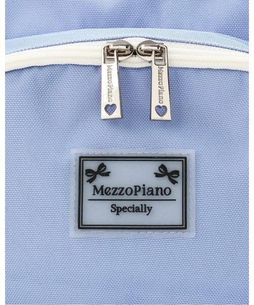 mezzo piano junior / メゾピアノジュニア リュック・バックパック | 【撥水】レースアップリボンカードホルダーつきリュック | 詳細2