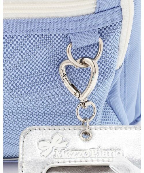 mezzo piano junior / メゾピアノジュニア リュック・バックパック | 【撥水】レースアップリボンカードホルダーつきリュック | 詳細3