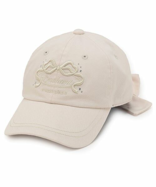 mezzo piano junior / メゾピアノジュニア キャップ | 【UV・遮熱・冷感】後ろリボンキャップ | 詳細8