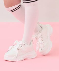 mezzo piano junior / メゾピアノジュニア スニーカー | ダブルリボンダッドスニーカー