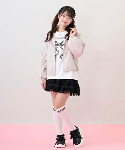 mezzo piano junior / メゾピアノジュニア スニーカー | ダブルリボンダッドスニーカー | 詳細20