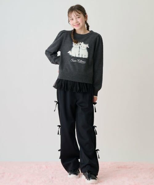 mezzo piano junior / メゾピアノジュニア スニーカー | ダブルリボンダッドスニーカー | 詳細27