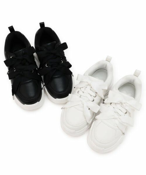 mezzo piano junior / メゾピアノジュニア スニーカー | ダブルリボンダッドスニーカー | 詳細5