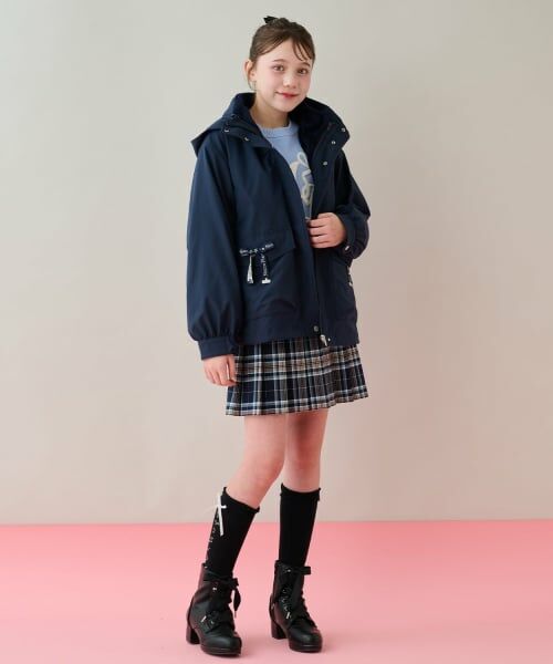 mezzo piano junior / メゾピアノジュニア ブーツ（ショート丈） | サテンリボンスカラップショートブーツ | 詳細24