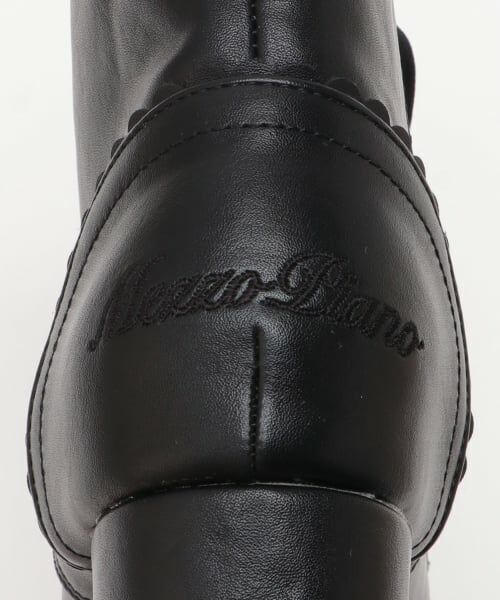 mezzo piano junior / メゾピアノジュニア ブーツ（ショート丈） | サテンリボンスカラップショートブーツ | 詳細6