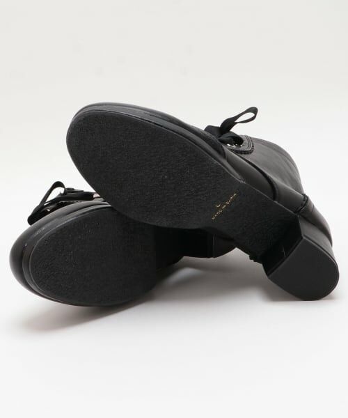 mezzo piano junior / メゾピアノジュニア ブーツ（ショート丈） | サテンリボンスカラップショートブーツ | 詳細8