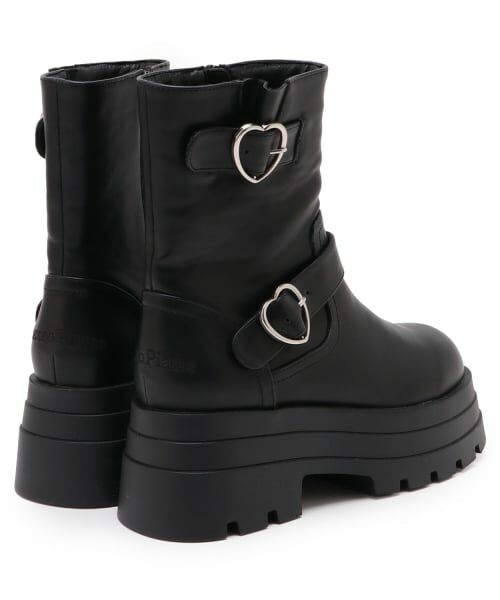 mezzo piano junior / メゾピアノジュニア ブーツ（ショート丈） | ハートバックルエンジニアブーツ | 詳細1