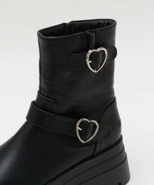 mezzo piano junior / メゾピアノジュニア ブーツ（ショート丈） | ハートバックルエンジニアブーツ | 詳細2