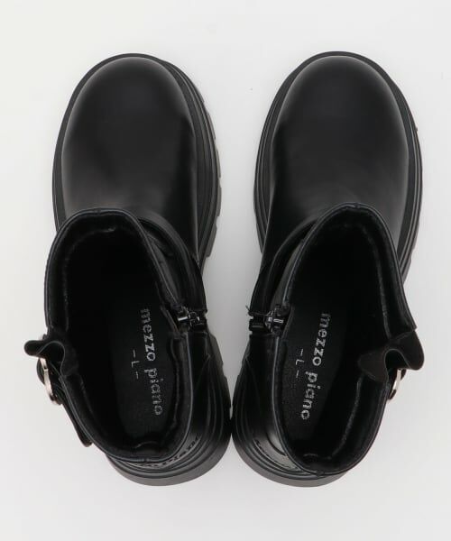 mezzo piano junior / メゾピアノジュニア ブーツ（ショート丈） | ハートバックルエンジニアブーツ | 詳細7