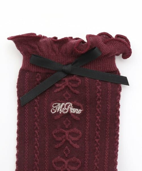 mezzo piano junior / メゾピアノジュニア ソックス | フリルリボンソックス | 詳細1