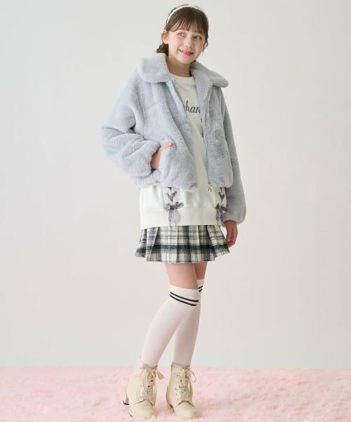 mezzo piano junior / メゾピアノジュニア ソックス | ラインニーハイソックス | 詳細11