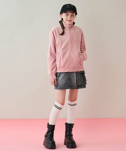 mezzo piano junior / メゾピアノジュニア ソックス | ラインニーハイソックス | 詳細26