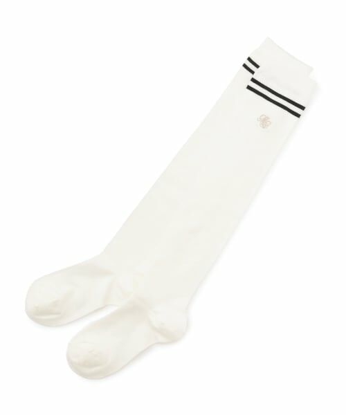 mezzo piano junior / メゾピアノジュニア ソックス | ラインニーハイソックス | 詳細5