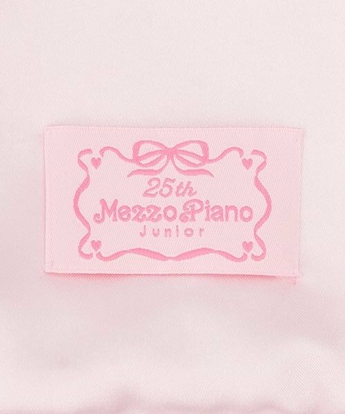 mezzo piano junior / メゾピアノジュニア ポーチ | 25th anniversary キラキラハートロゴ巾着 | 詳細4