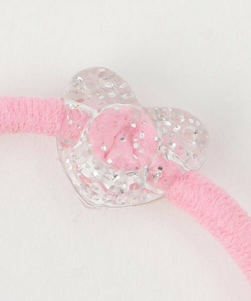 mezzo piano junior / メゾピアノジュニア ヘアゴム・シュシュ | 25th anniversary キラキラハートロゴヘアポニー | 詳細3