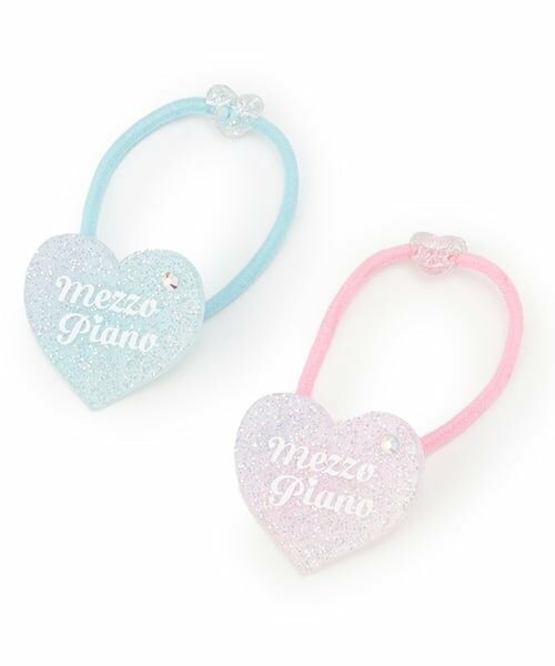 mezzo piano junior / メゾピアノジュニア ヘアゴム・シュシュ | 25th anniversary キラキラハートロゴヘアポニー | 詳細5
