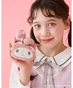 mezzo piano junior / メゾピアノジュニア ポーチ | 【マイメロディ/クロミ】リボンいっぱいフェイス型ポーチ