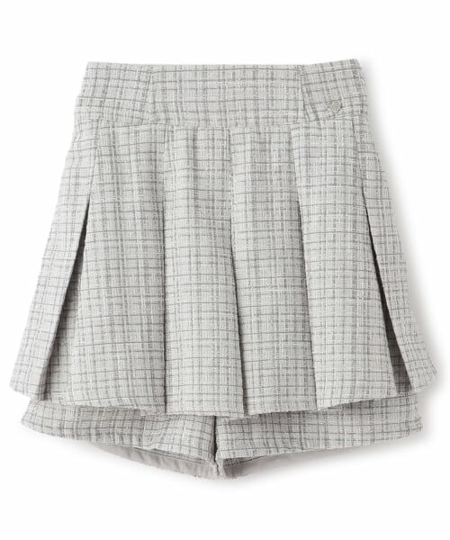 mezzo piano junior / メゾピアノジュニア ショート・ハーフ・半端丈パンツ | タックフレアショートパンツ♪ | 詳細11