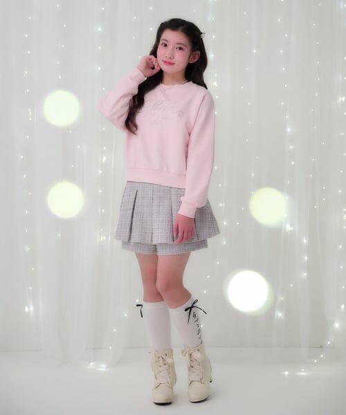 mezzo piano junior / メゾピアノジュニア ショート・ハーフ・半端丈パンツ | タックフレアショートパンツ♪ | 詳細16