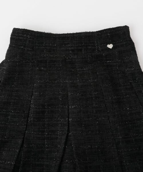 mezzo piano junior / メゾピアノジュニア ショート・ハーフ・半端丈パンツ | タックフレアショートパンツ♪ | 詳細2