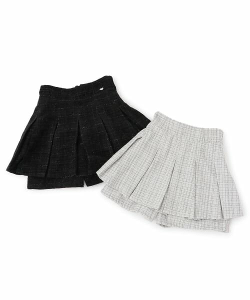 mezzo piano junior / メゾピアノジュニア ショート・ハーフ・半端丈パンツ | タックフレアショートパンツ♪ | 詳細9