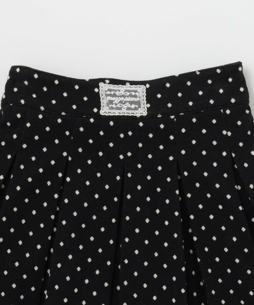 mezzo piano junior / メゾピアノジュニア ショート・ハーフ・半端丈パンツ | ドットジャカードスカパン | 詳細2