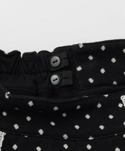 mezzo piano junior / メゾピアノジュニア ショート・ハーフ・半端丈パンツ | ドットジャカードスカパン | 詳細3