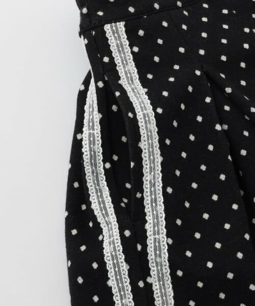 mezzo piano junior / メゾピアノジュニア ショート・ハーフ・半端丈パンツ | ドットジャカードスカパン | 詳細4