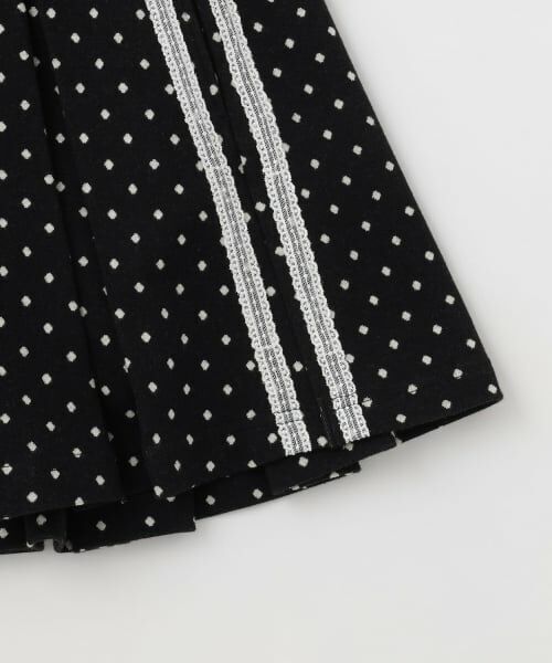 mezzo piano junior / メゾピアノジュニア ショート・ハーフ・半端丈パンツ | ドットジャカードスカパン | 詳細5