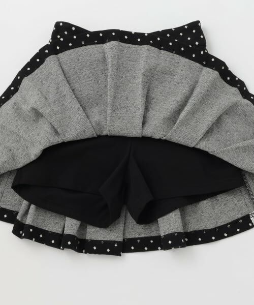mezzo piano junior / メゾピアノジュニア ショート・ハーフ・半端丈パンツ | ドットジャカードスカパン | 詳細6