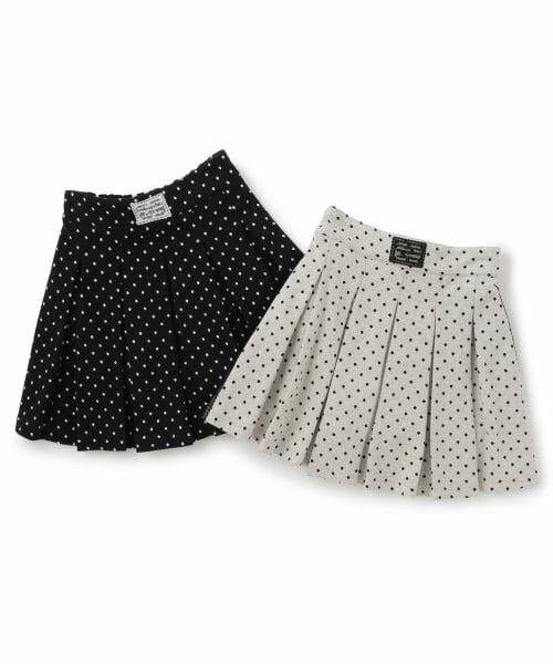 mezzo piano junior / メゾピアノジュニア ショート・ハーフ・半端丈パンツ | ドットジャカードスカパン | 詳細8