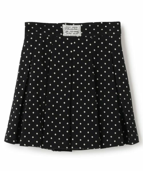mezzo piano junior / メゾピアノジュニア ショート・ハーフ・半端丈パンツ | ドットジャカードスカパン | 詳細9