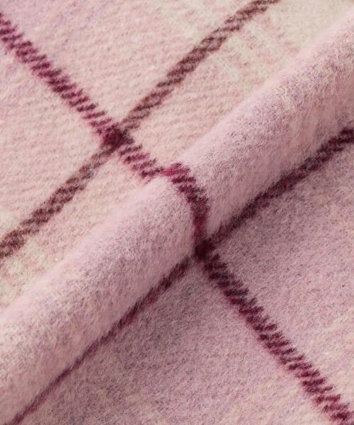 mezzo piano junior / メゾピアノジュニア ショート・ハーフ・半端丈パンツ | レースアップリボンシャギーチェックフレアスカパン | 詳細9