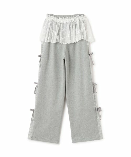 mezzo piano junior / メゾピアノジュニア その他パンツ | ペプラムつきあったか裏起毛パンツ | 詳細1