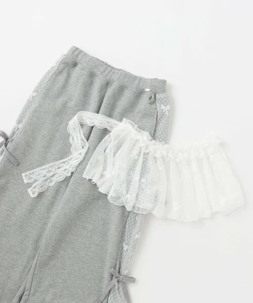 mezzo piano junior / メゾピアノジュニア その他パンツ | ペプラムつきあったか裏起毛パンツ | 詳細10