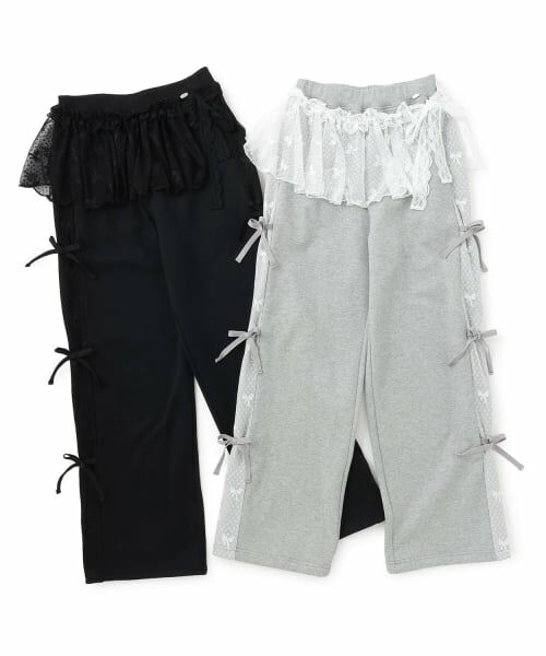 mezzo piano junior / メゾピアノジュニア その他パンツ | ペプラムつきあったか裏起毛パンツ | 詳細12