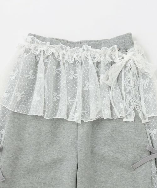 mezzo piano junior / メゾピアノジュニア その他パンツ | ペプラムつきあったか裏起毛パンツ | 詳細2