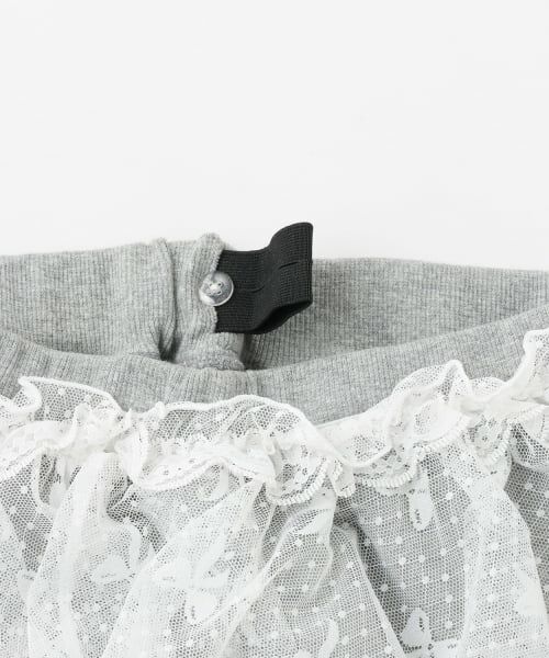 mezzo piano junior / メゾピアノジュニア その他パンツ | ペプラムつきあったか裏起毛パンツ | 詳細5