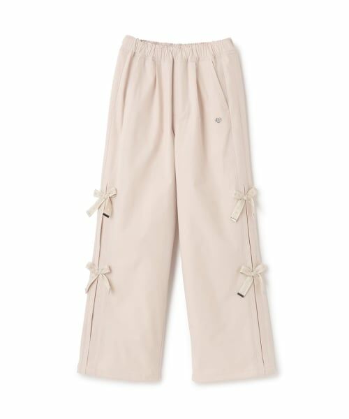 mezzo piano junior / メゾピアノジュニア その他パンツ | サイドロゴリボン内側あったかパラシュートパンツ | 詳細13