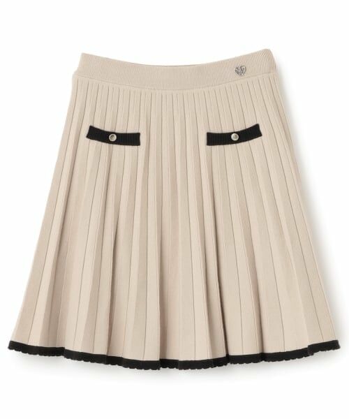 mezzo piano junior / メゾピアノジュニア ミニ・ひざ丈スカート | ニットプリーツスカート | 詳細9