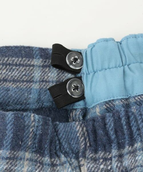 mezzo piano junior / メゾピアノジュニア ミニ・ひざ丈スカート | シャギーチェックラップ風プリーツスカート（スパッツつき） | 詳細4