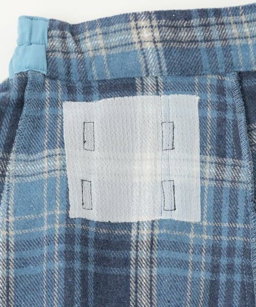 mezzo piano junior / メゾピアノジュニア ミニ・ひざ丈スカート | シャギーチェックラップ風プリーツスカート（スパッツつき） | 詳細6